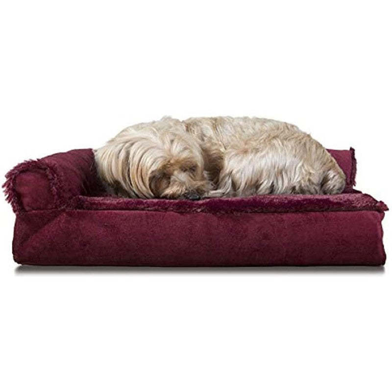 L Shaped Chaise Solid Slab Supportive Dog Bed-Ziggy Dog Training Collar
