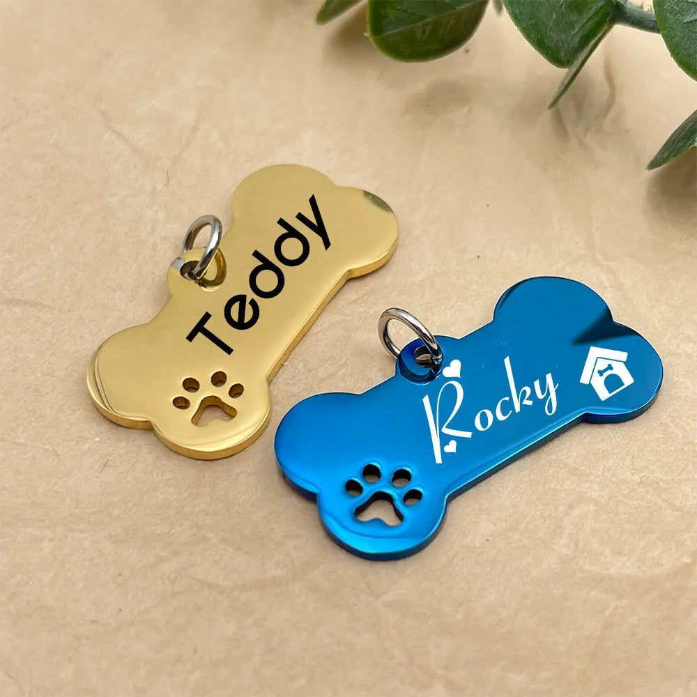 Personalized Pet Name Tag Pendant For Dog Collar-Ziggy Dog Training Collar