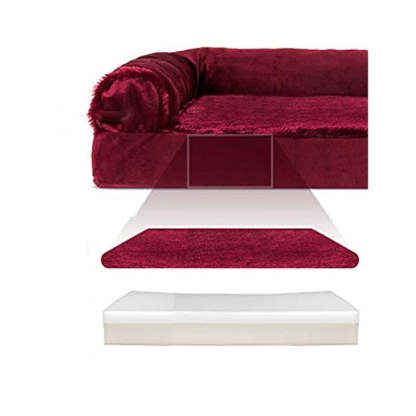 L Shaped Chaise Solid Slab Supportive Dog Bed-Ziggy Dog Training Collar