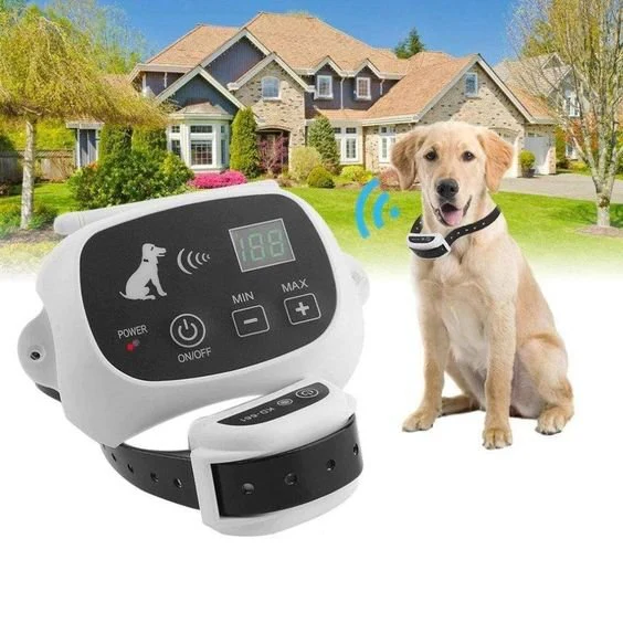 Wireless Dog Fence System With Collar For Dogs