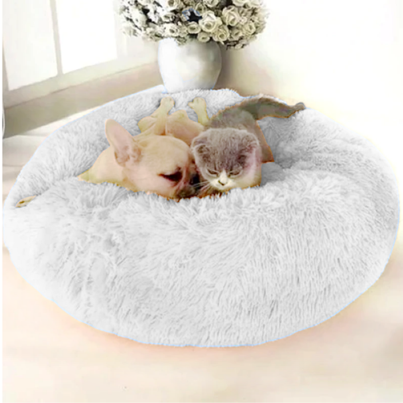 Cozy Faux Fur Dog And Cat Bed With High-Stretch Fabric-Ziggy Dog Training Collar