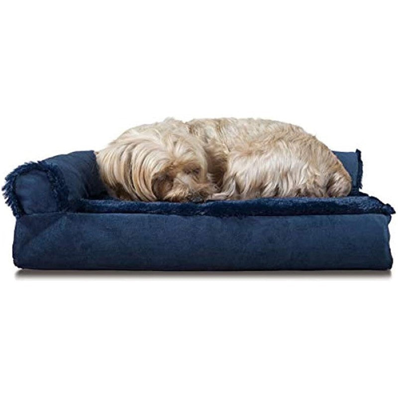 L Shaped Chaise Solid Slab Supportive Dog Bed-Ziggy Dog Training Collar