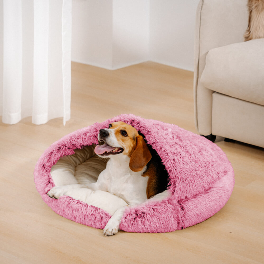 Plush Semi Enclosed Pet Nest Bed-Ziggy Dog Training Collar