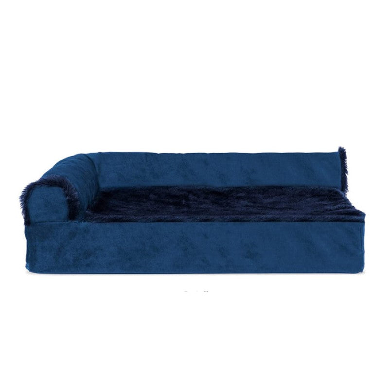 L Shaped Chaise Solid Slab Supportive Dog Bed-Ziggy Dog Training Collar
