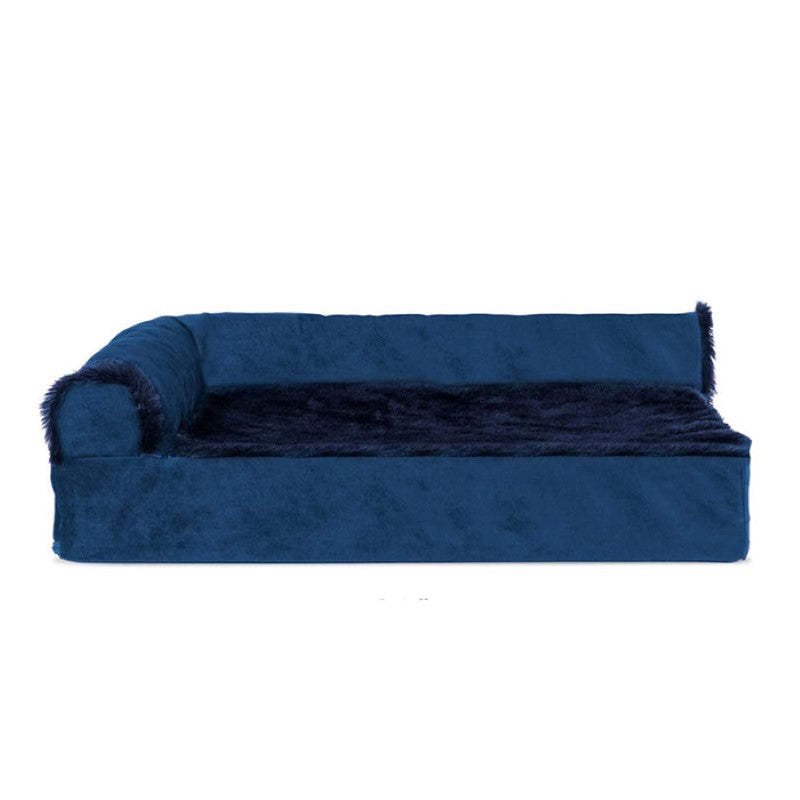 L Shaped Chaise Solid Slab Supportive Dog Bed-Ziggy Dog Training Collar