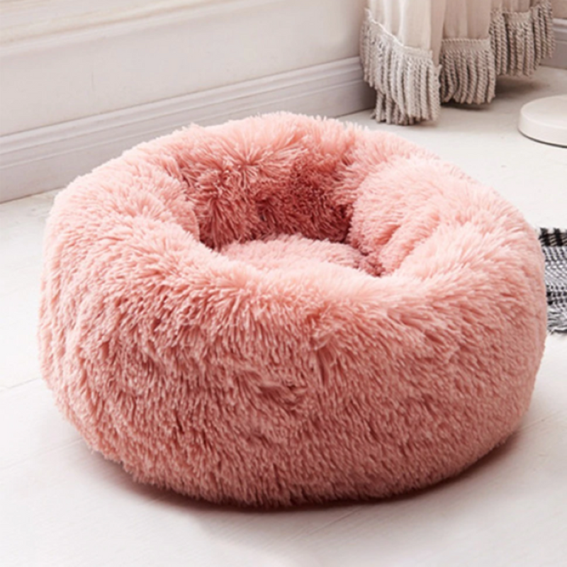 Cozy Faux Fur Dog And Cat Bed With High-Stretch Fabric-Ziggy Dog Training Collar