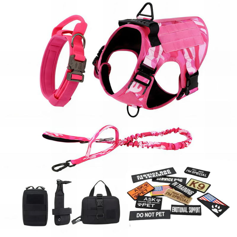 Control Handle Dog Harness With Accessories-Ziggy Dog Training Collar