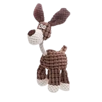 Bite Resistant Plush Donkey Toy For Dogs With Sound And Chew Support