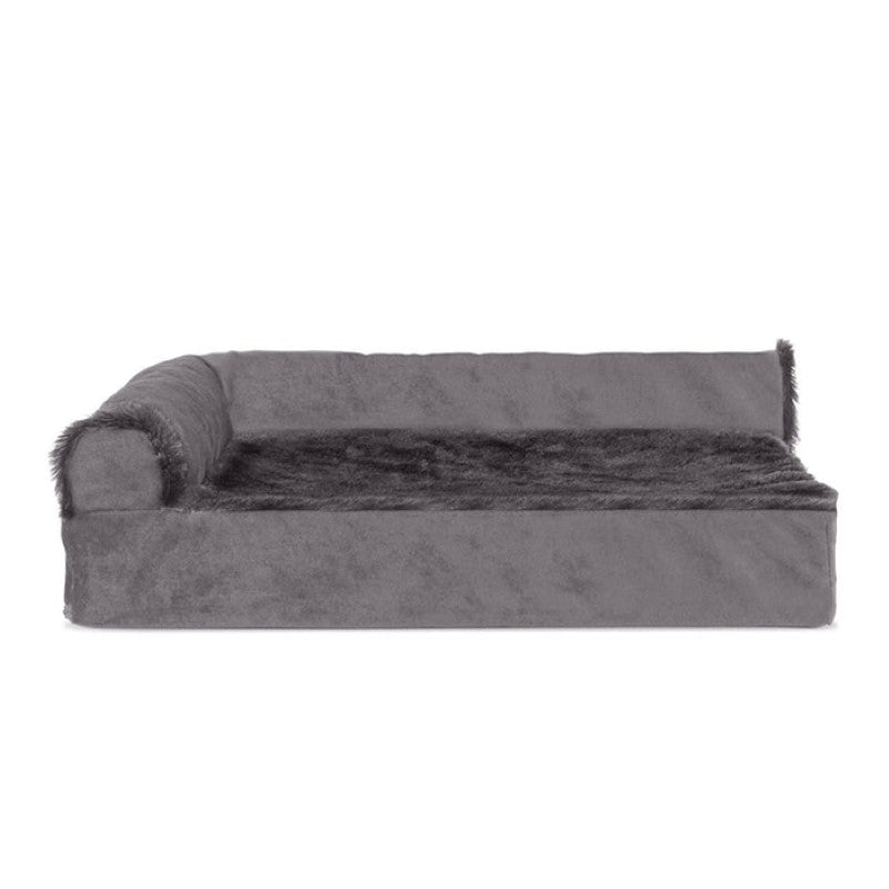 L Shaped Chaise Solid Slab Supportive Dog Bed-Ziggy Dog Training Collar