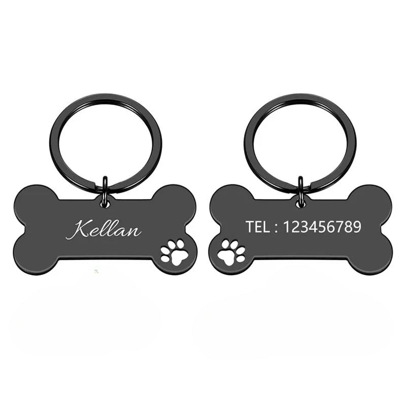 Classic Shape Custom Pet ID Tag For Dogs And Cats-Ziggy Dog Training Collar