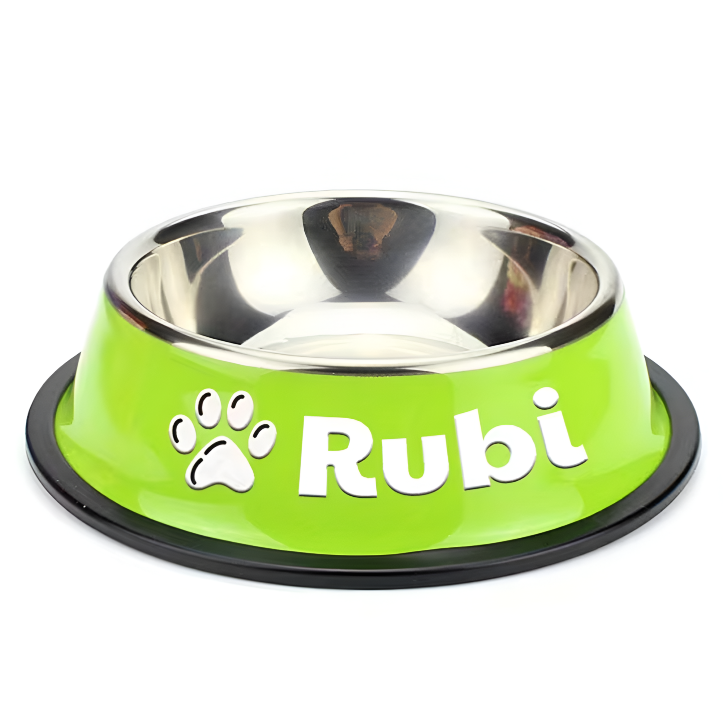 [Copy]Steel Pet Bowl With Custom Name For Cats And Dogs