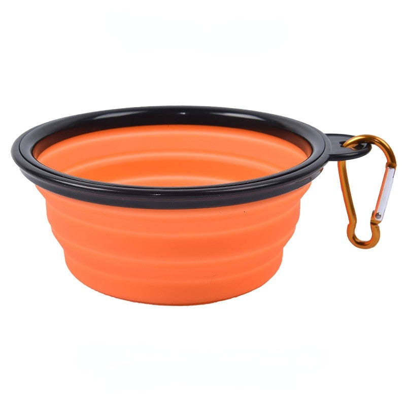 Collapsible Dog Folding Silicone Bowl-Ziggy Dog Training Collar