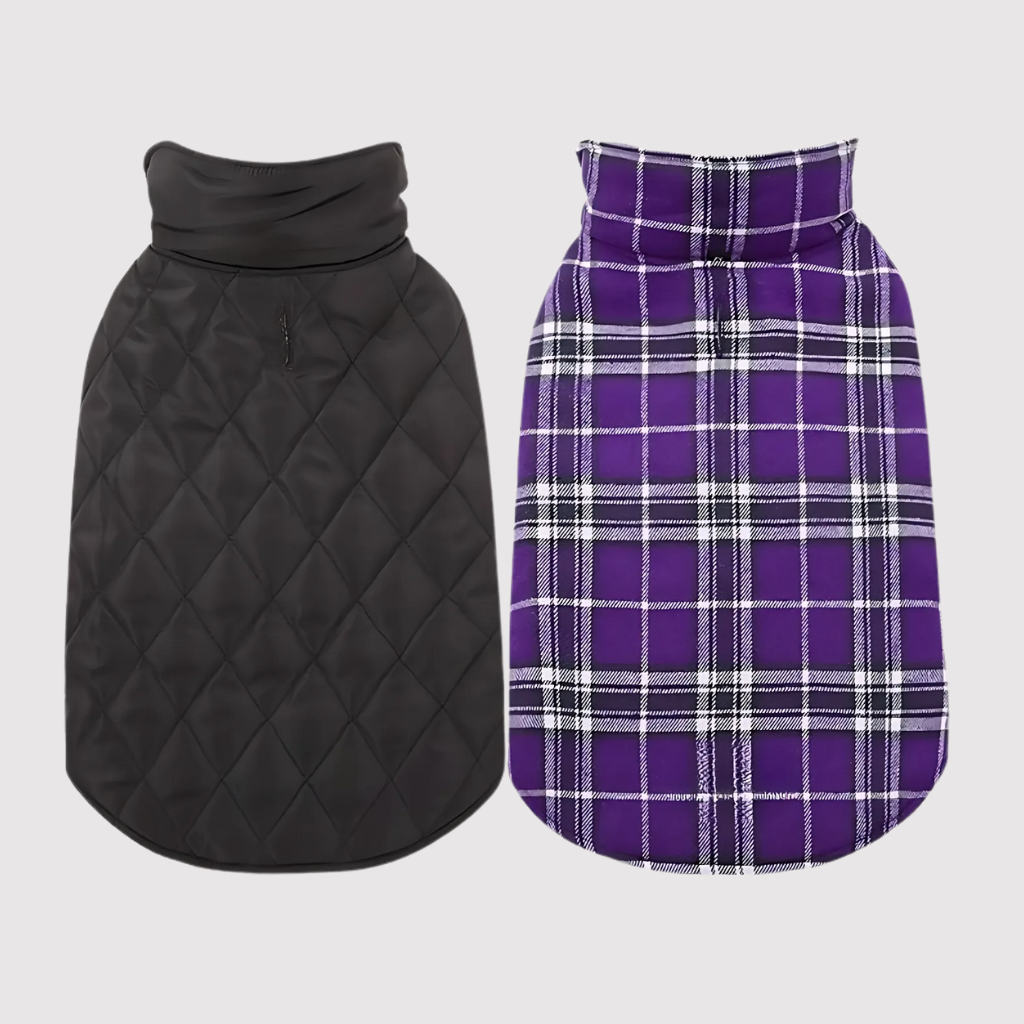 Reversible Dog Jacket for Small Dogs