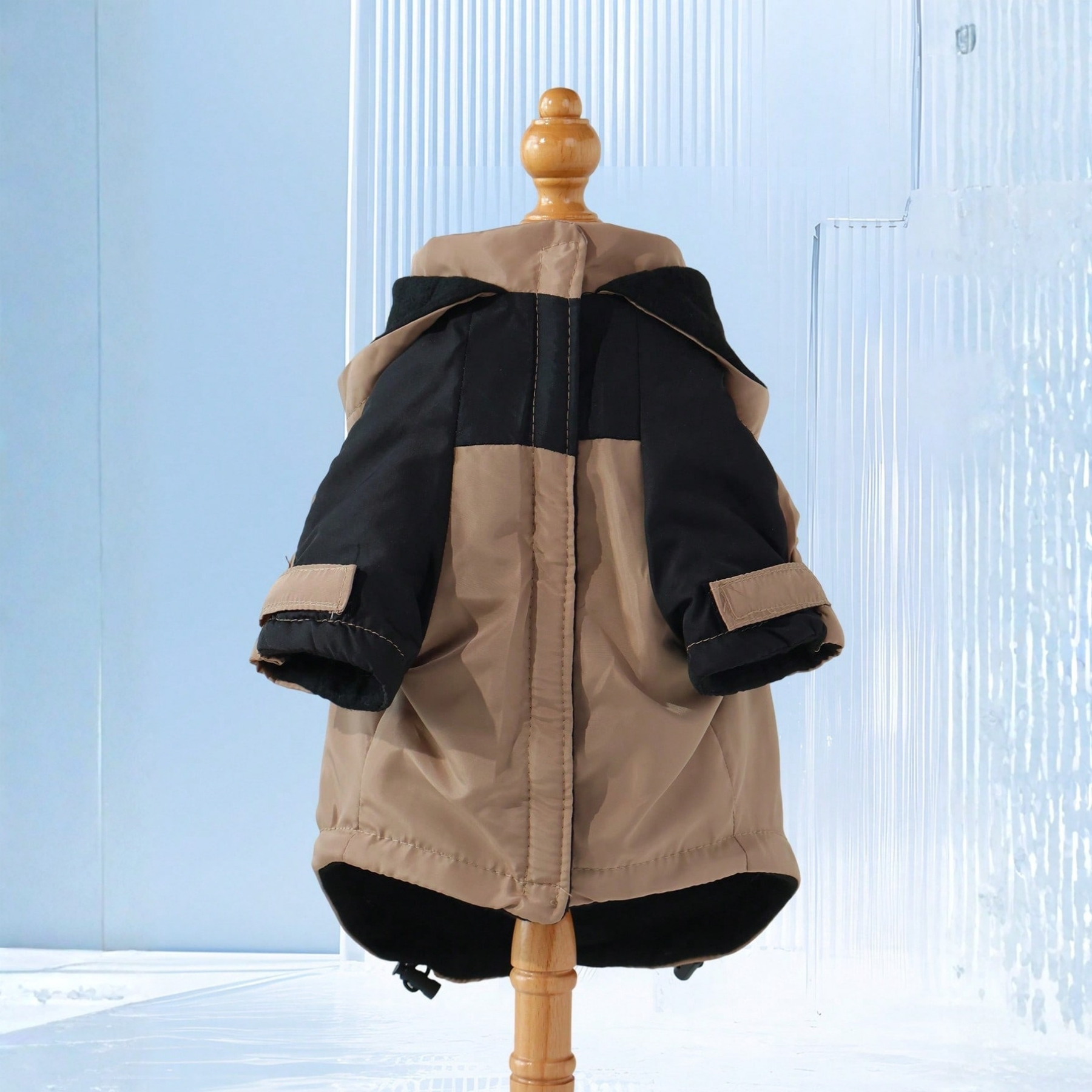 Waterproof Dog Jacket With Hood And Zipper