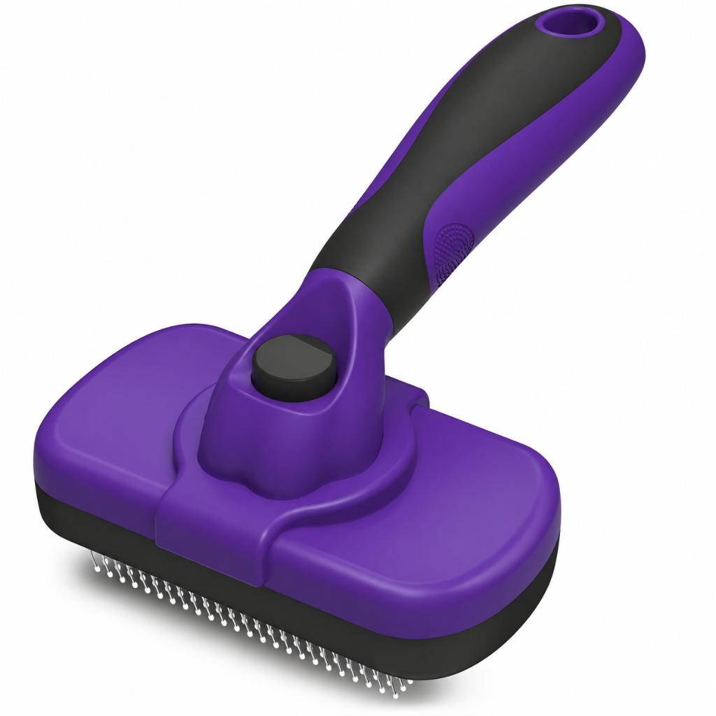Pet Grooming Brush With Hair Removal And Deshedding Tool