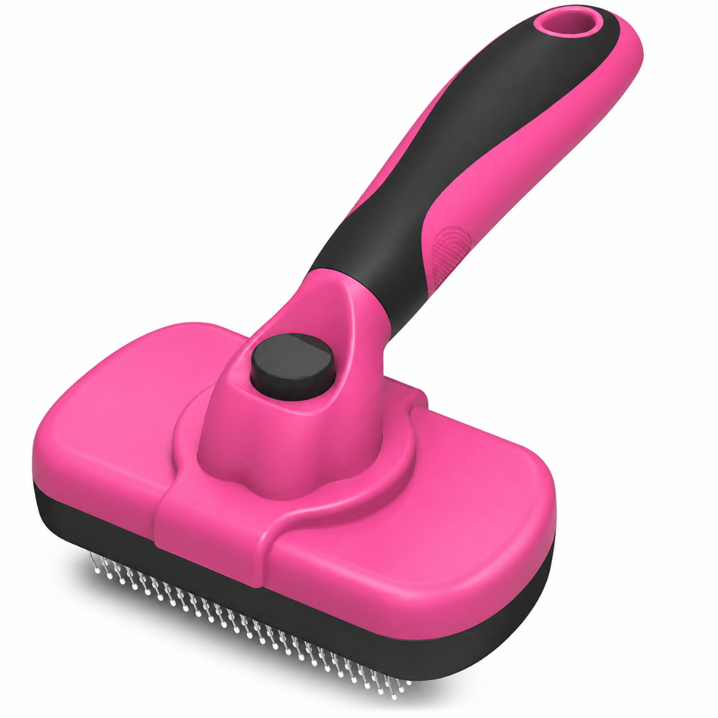 Pet Grooming Brush With Hair Removal And Deshedding Tool