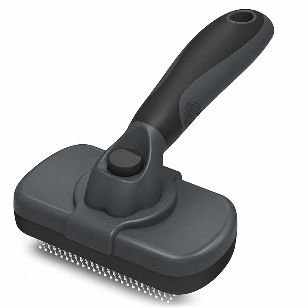 Pet Grooming Brush With Hair Removal And Deshedding Tool