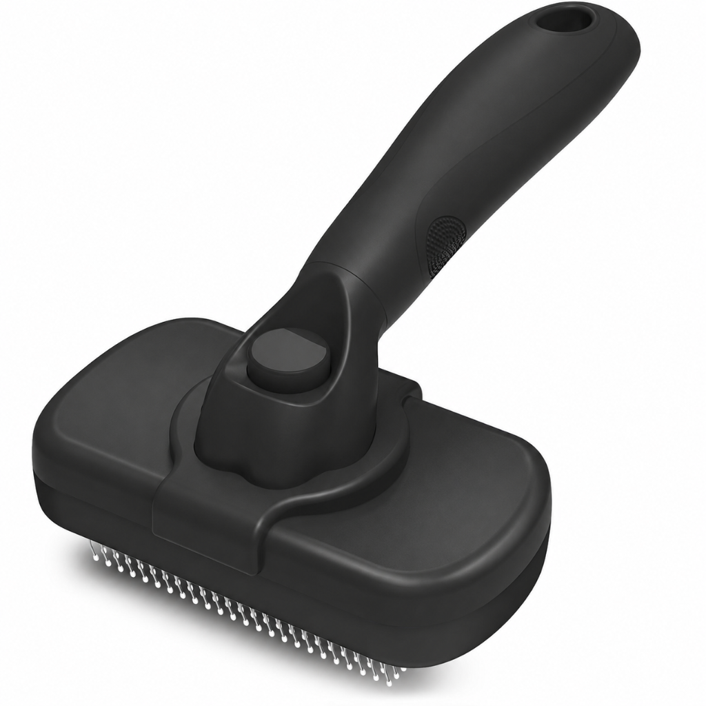 Pet Grooming Brush With Hair Removal And Deshedding Tool