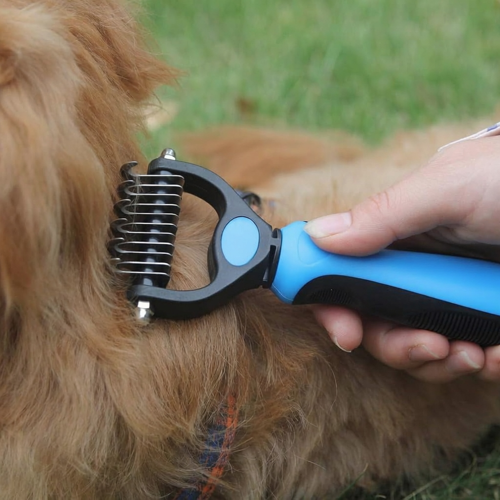 Double-Sided Dog And Cat Grooming Brush