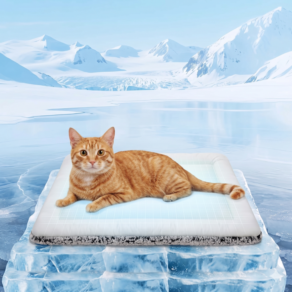 Reversible Warm And Cooling Cat Bed