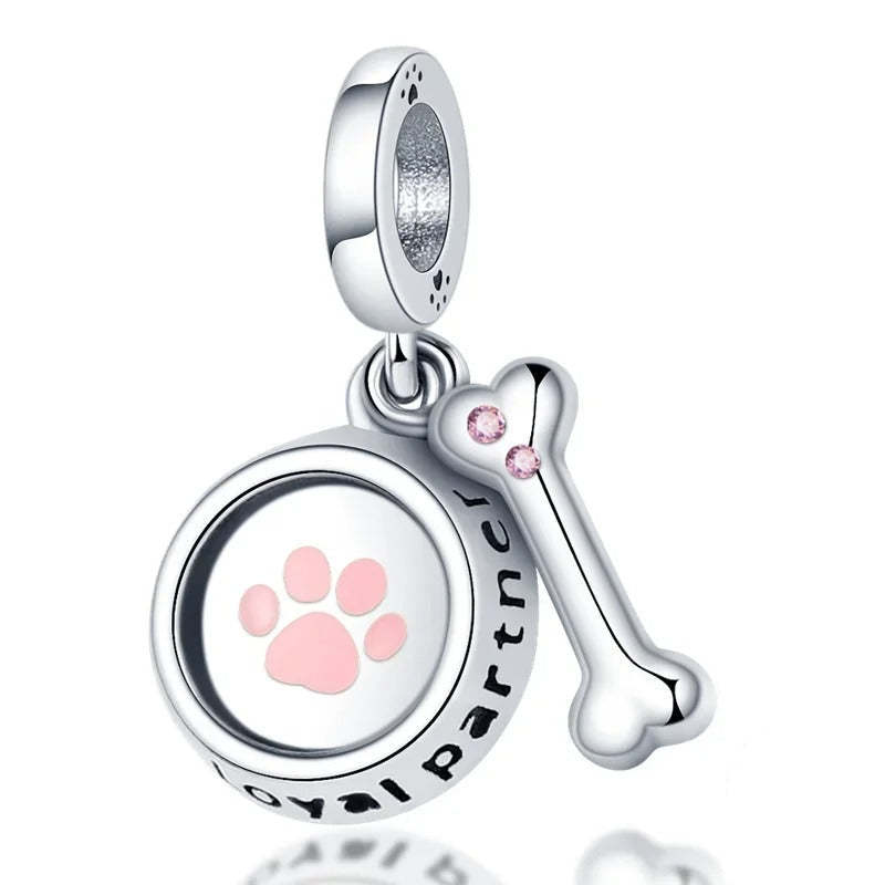 Paw And Animal Shape Charm Beads-Ziggy Dog Training Collar