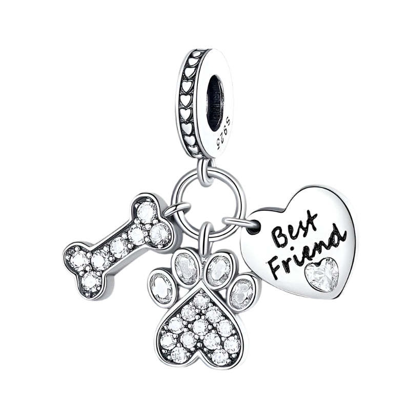 Paw And Animal Shape Charm Beads-Ziggy Dog Training Collar