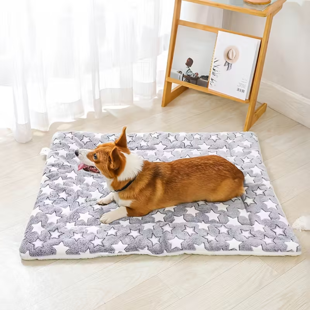 1 Piece Soft Dog Crate Mat Warm Thickened Winter Dog Bed