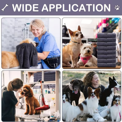 Pet Bath Towel With Fast Drying Microfiber For Dogs