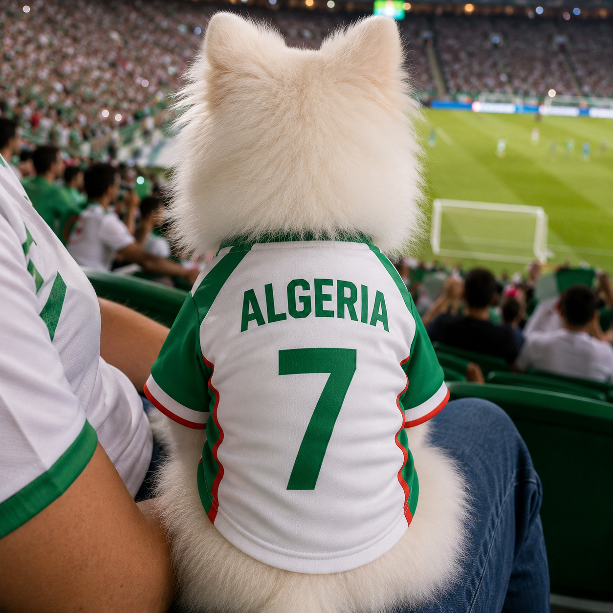 World Cup 2026 Algeria Soccer Pet Jersey