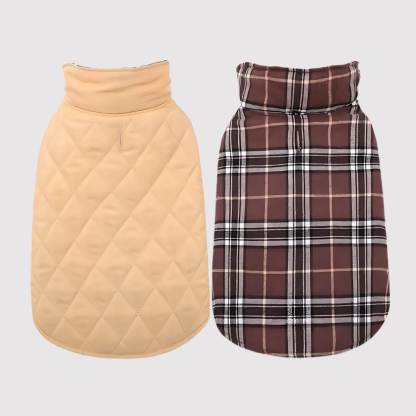 Reversible Dog Jacket for Small Dogs