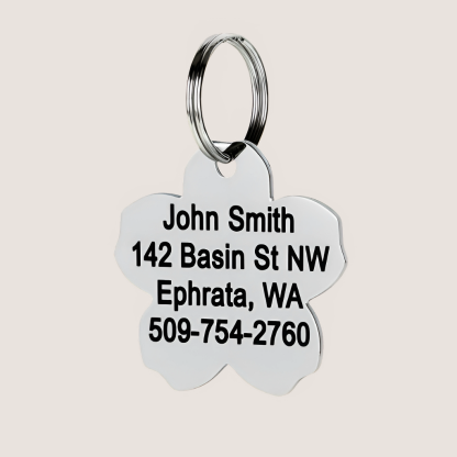 Custom Stainless Steel Pet ID Tags
