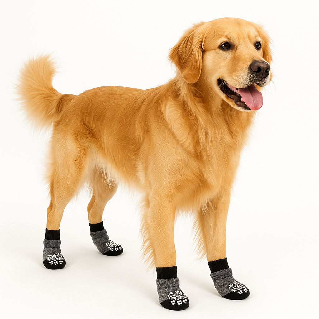 pack Of 4 Anti Slip Pet Socks