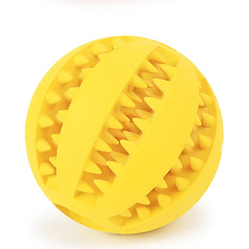 Rubber Ball For Puppy Tooth Cleaning-Ziggy Dog Training Collar