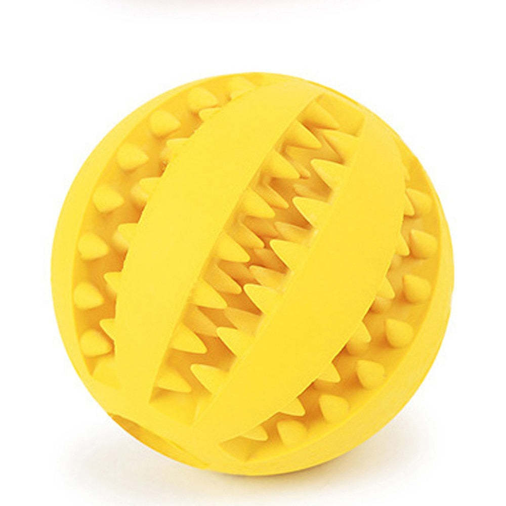 Rubber Ball For Puppy Tooth Cleaning-Ziggy Dog Training Collar