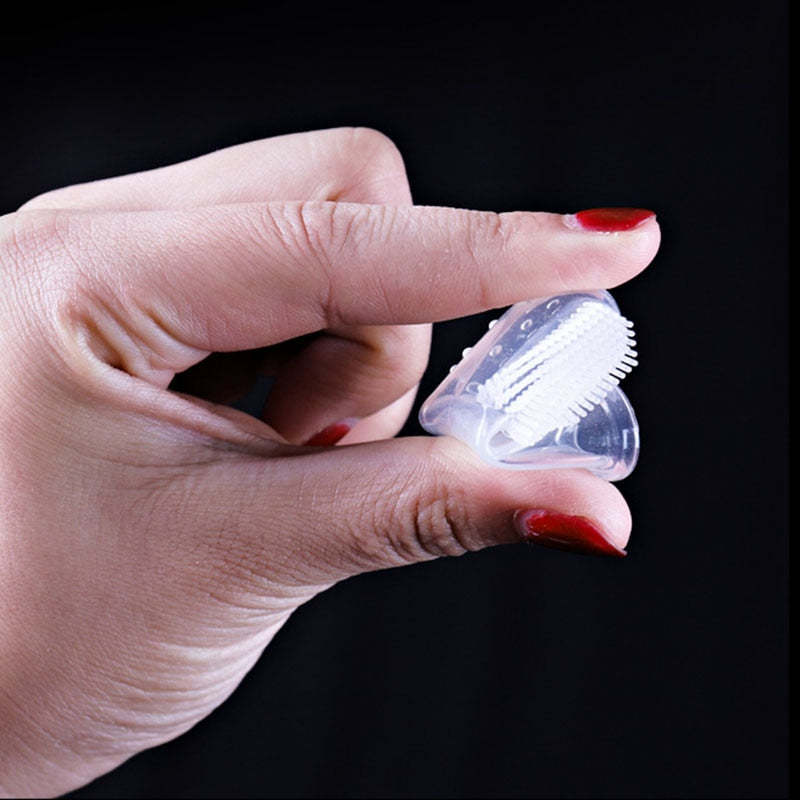 Pet Silicone Finger Cots Toothbrush-Ziggy Dog Training Collar