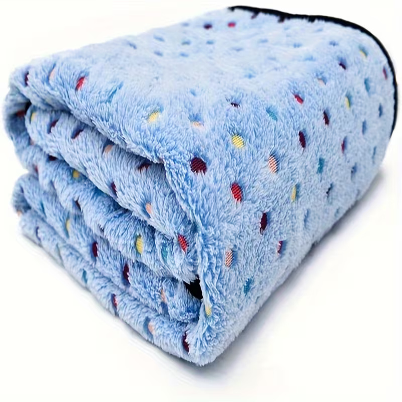 Soft Coral Flannel Pet Blanket For Pets