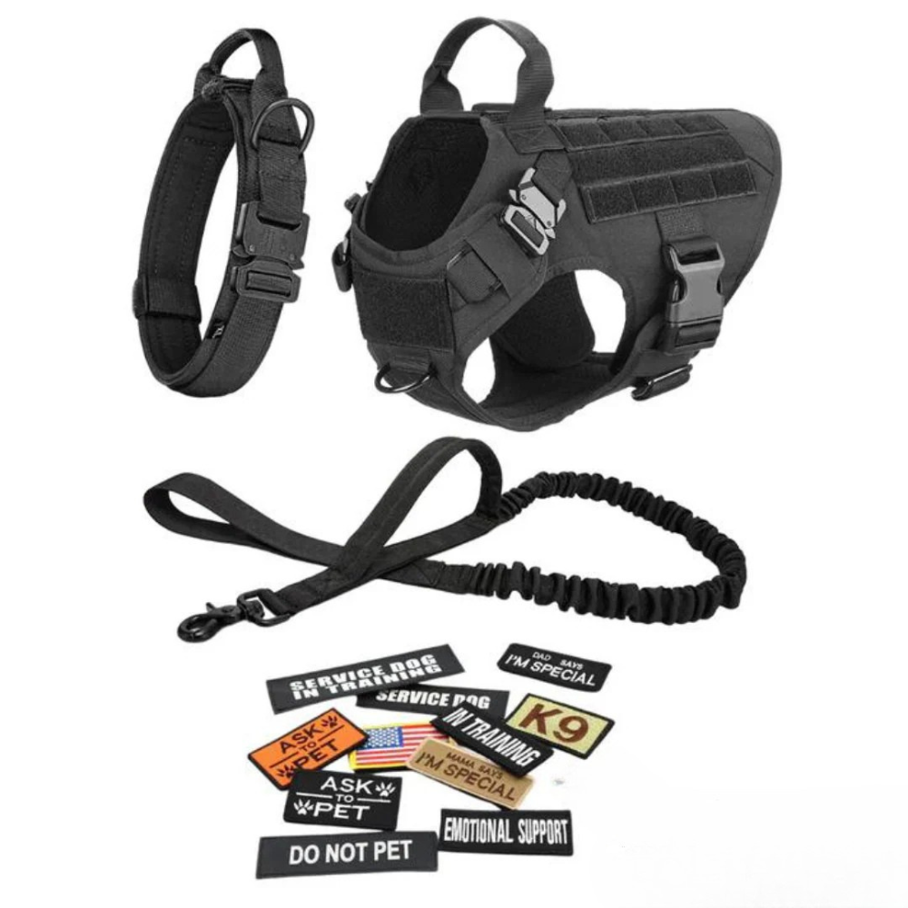 Tactical Training Dog Harness-Ziggy Dog Training Collar