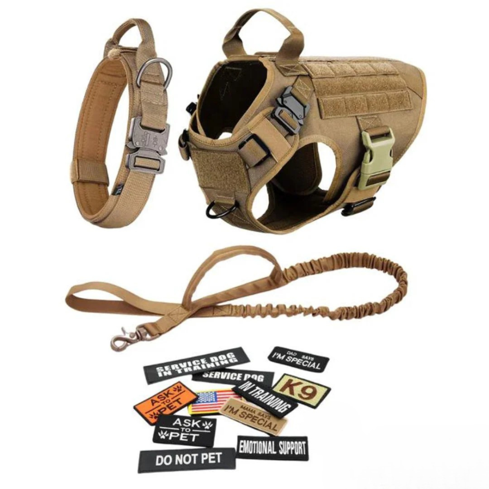 Tactical Training Dog Harness-Ziggy Dog Training Collar