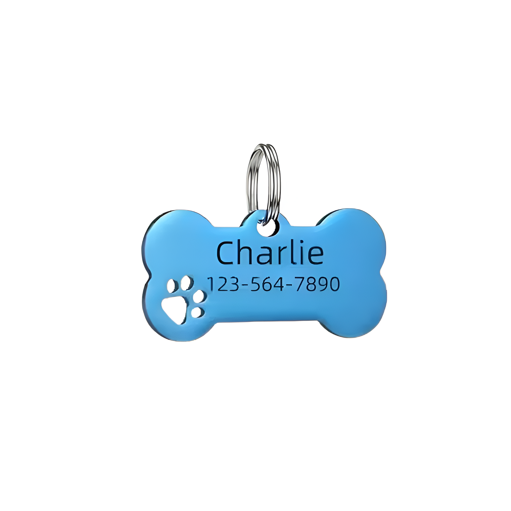 Custom Dog Tag With Engraved Name And Phone Number