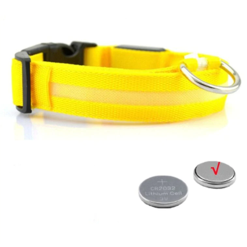 Adjustable LED Flashing Glowing Dog Collar-Ziggy Dog Training Collar
