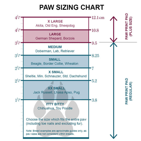 Plus Size Paw Print Pad