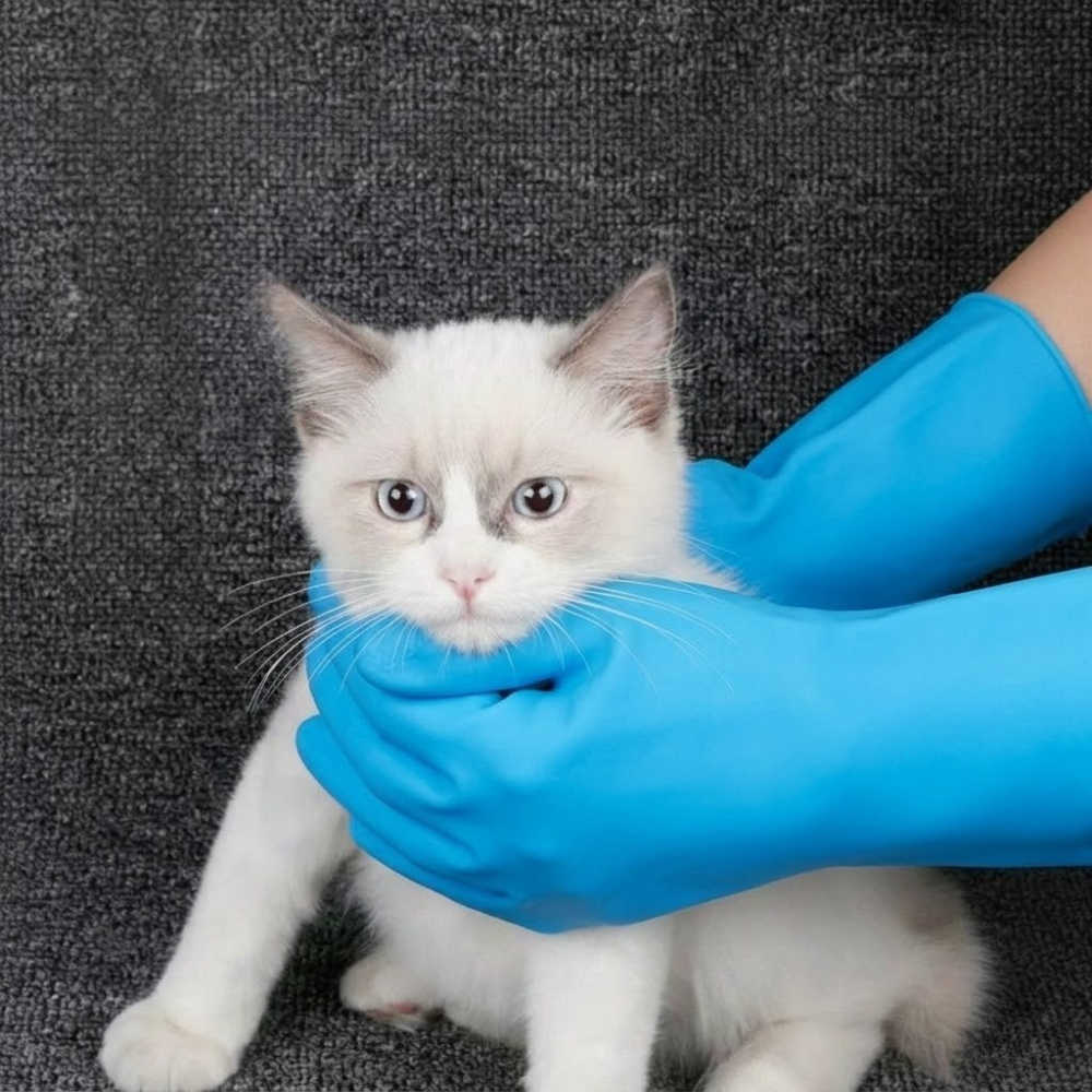 Silicone Pet Grooming Glove For Dog And Cat Cleaning