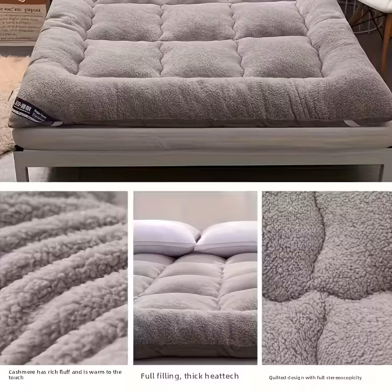 extra large plush dog bed sofa cat nest dog cage mat thickened super soft polyester pet mat suitable for small medium and large cats and dogs cute rectangular sofa 9