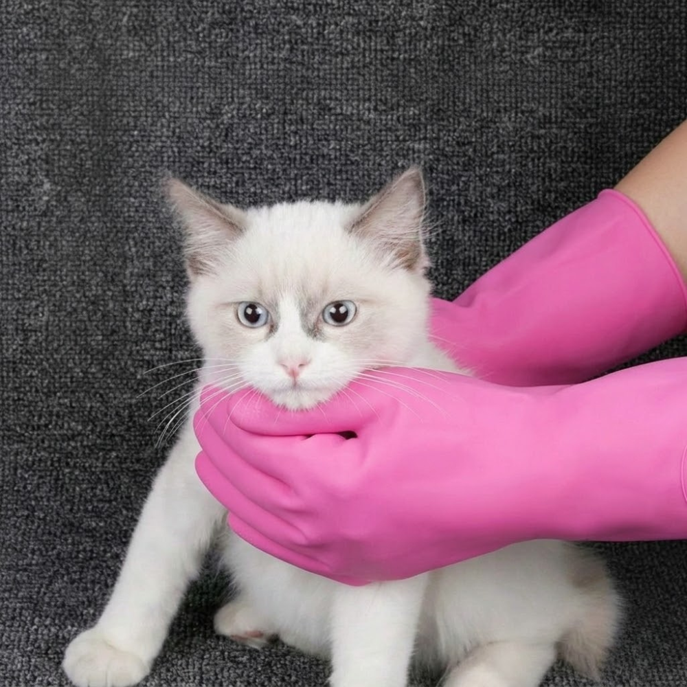 Silicone Pet Grooming Glove For Dog And Cat Cleaning
