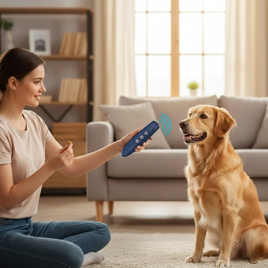 Anti Barking Device With Soundwave Function For Dog Training