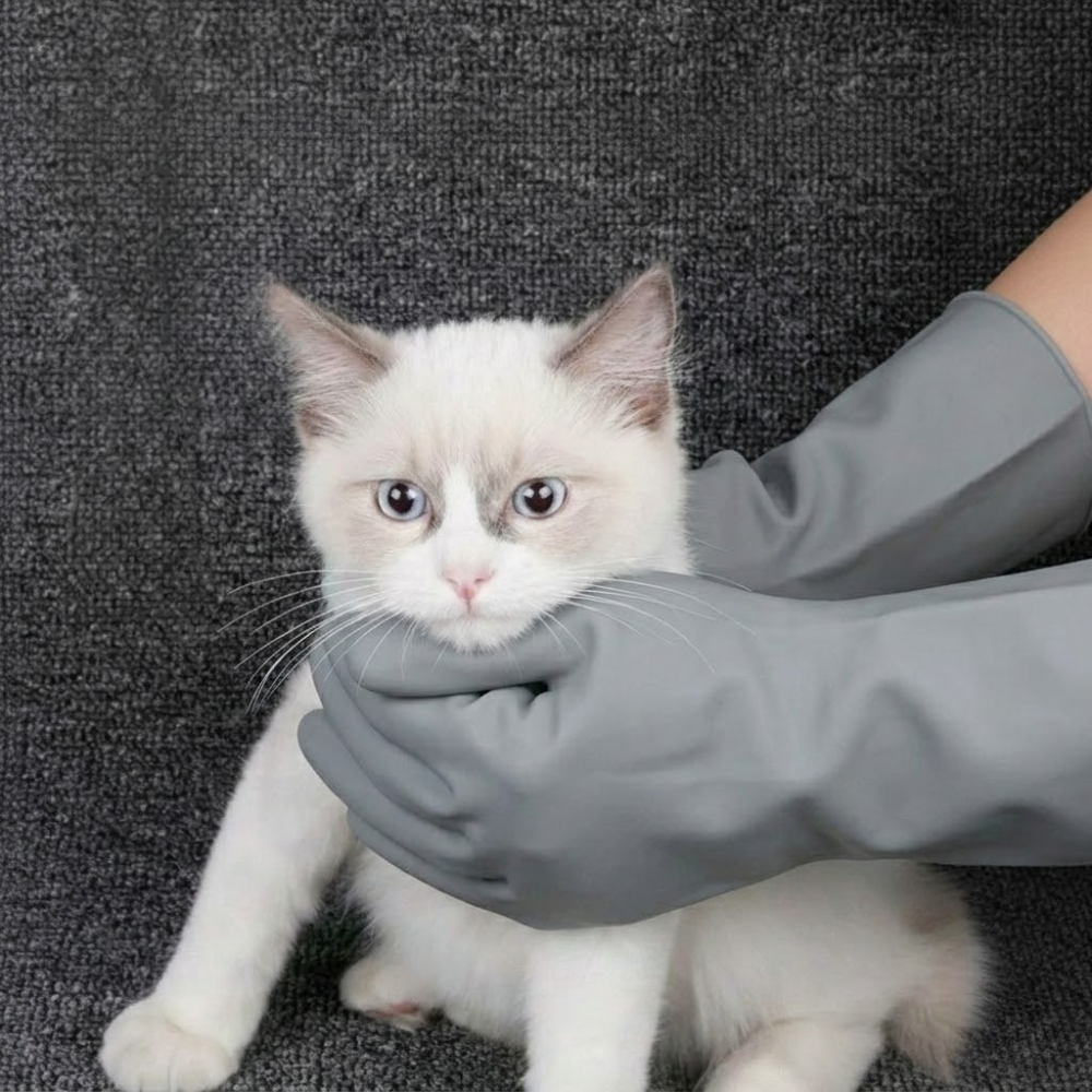 Silicone Pet Grooming Glove For Dog And Cat Cleaning