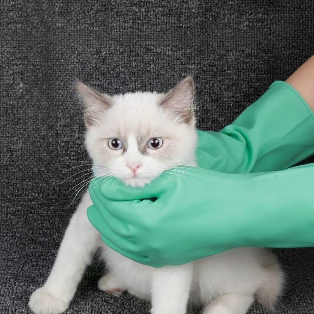 Silicone Pet Grooming Glove For Dog And Cat Cleaning