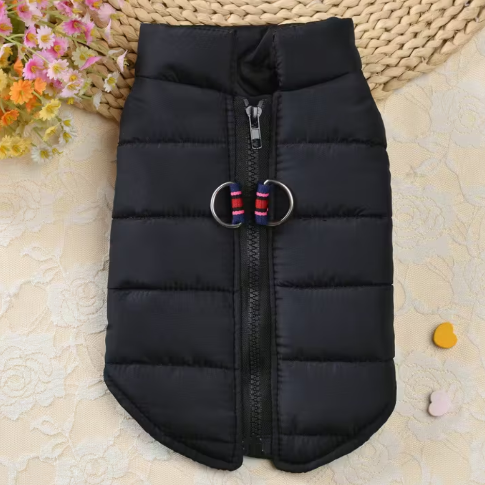 Warm Pet Vest For Cold Weather With Waterproof Design