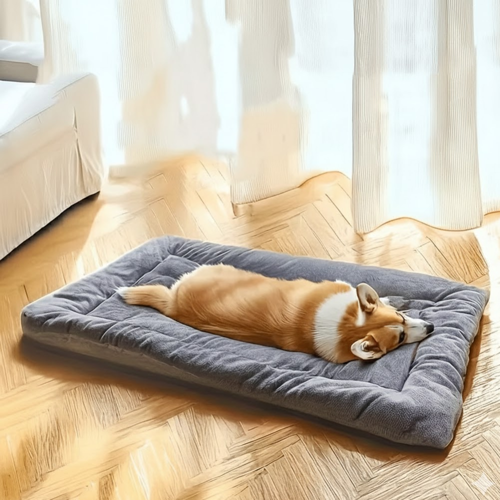 Plush Rectangular Pet Bed Sofa For Dogs