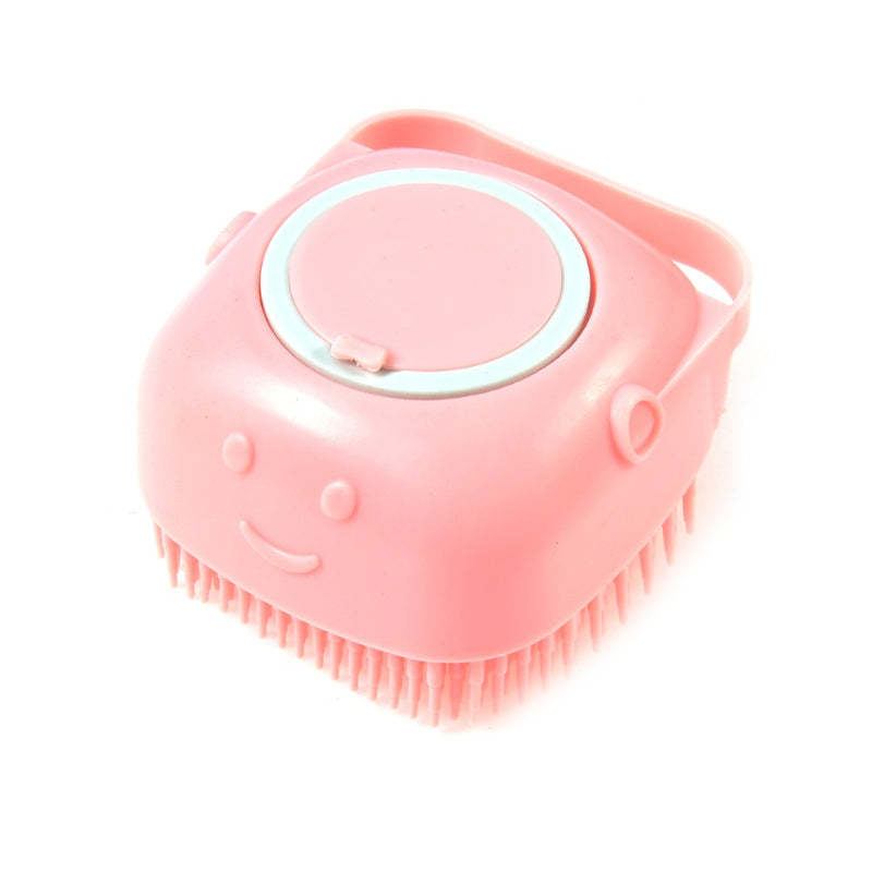 Dog Bath Brush Silicone Comb With Shampoo Box-Ziggy Dog Training Collar